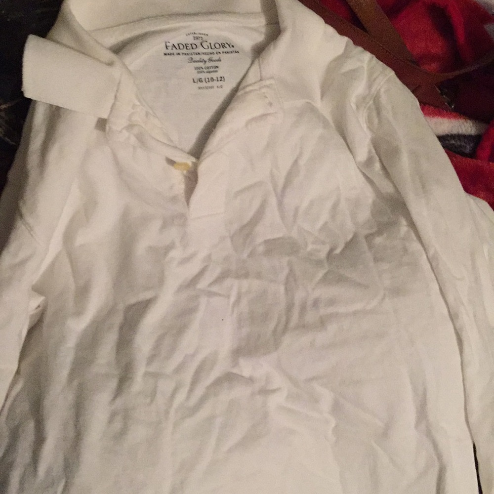 Long sleeve faded glory shirt